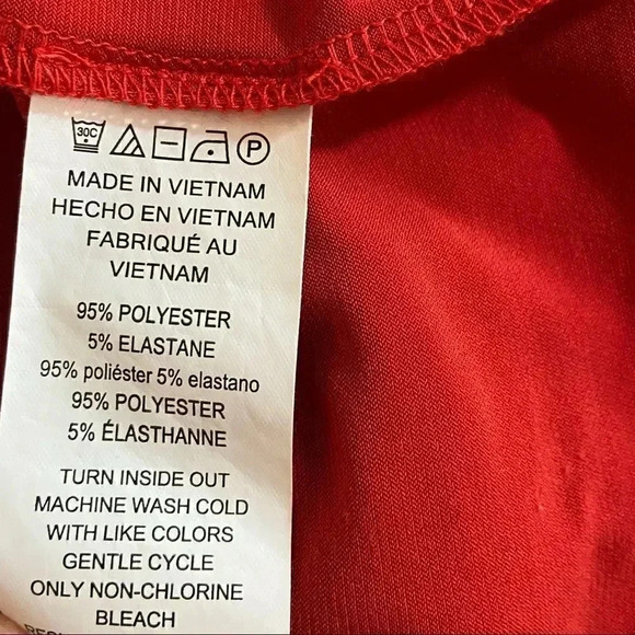 Michael KORS red dress size M EUC - Picture 6 of 9